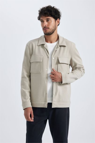 Куртка-рубашка стандартного кроя для мужчин