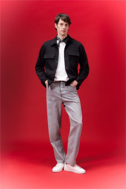 Куртка-рубашка стандартного кроя для мужчин