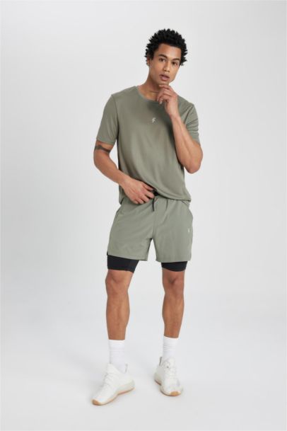 DeFactoFit Slim Fit Sports Woven Shorts