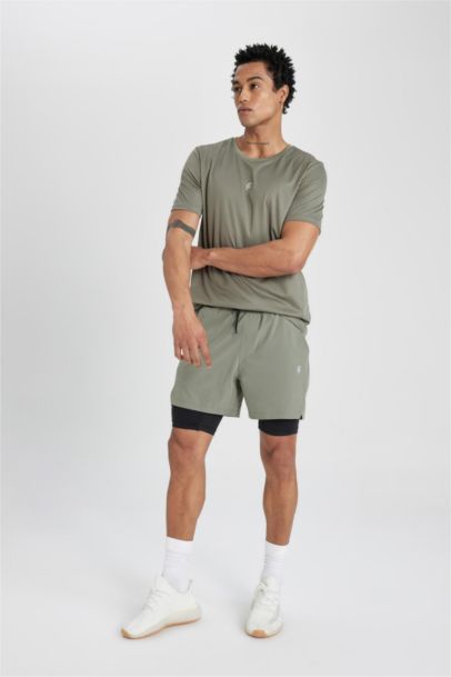 DeFactoFit Slim Fit Sports Woven Shorts