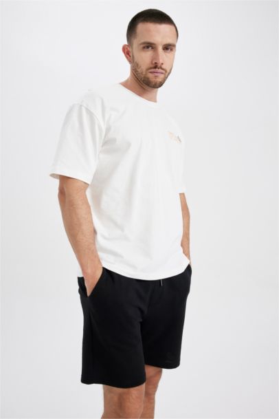 تي شيرت قطن اوفر سايز مطبوع