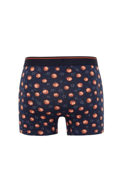 Regular Fıt Top Baskılı 2'li Boxer