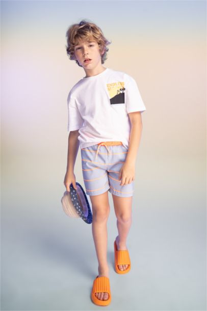Boy Regular Fit Swim Shorts