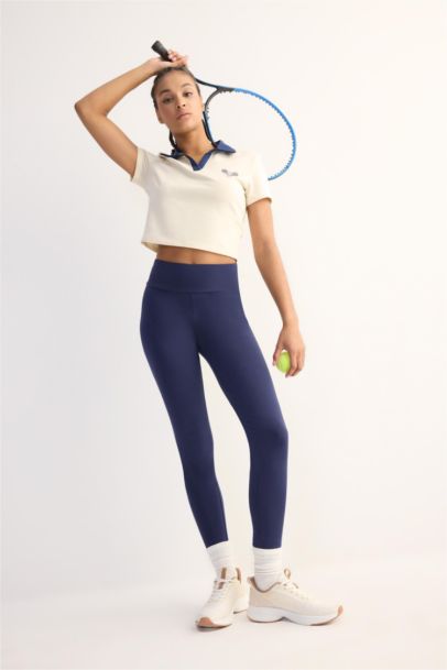 DeFactoFit Waist-Wrapping Sports Leggings