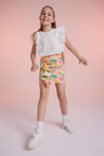Girl Poplin Skirt