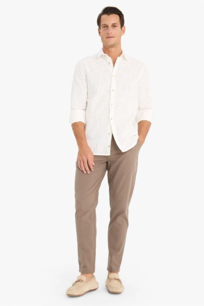 Cotton Skinny Leg Elastic Waist Summer Joggers