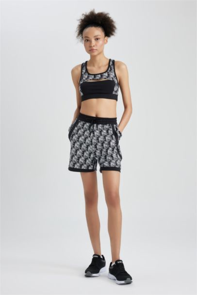 DeFactoFit Standard Fit Sports Scuba Diving Fabric Shorts