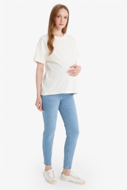 Skinny Fit Regular Hem Maternity Pants