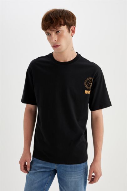 Marvel Avengers Licensed Comfort Fit Crew Neck Printed T-Shirt