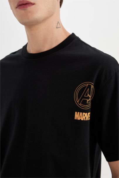 Marvel Avengers Licensed Comfort Fit Crew Neck Printed T-Shirt