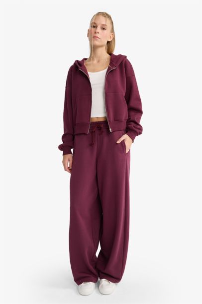 جاكيت رياضي كروب فيت تقيل بغطاء للرأس