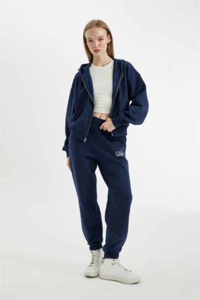 Printed Elastic Waist Leg Pocketed Jogger Sweatpants