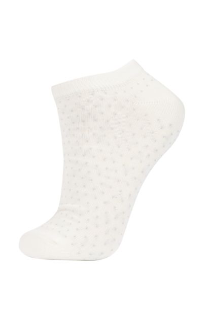 Women 5 Pack Cotton Booties Socks