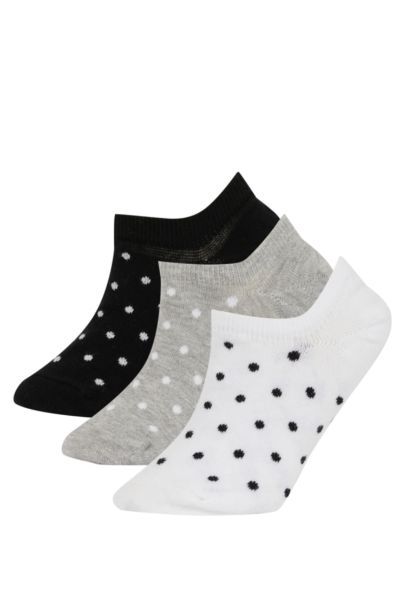 Women 3 Pack Cotton Sneaker Socks