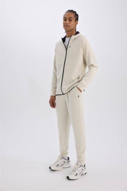 Slim Fit Dar Kesim Standart Paça Skuba Dalgıç Kumaş Jogger Eşofman Altı