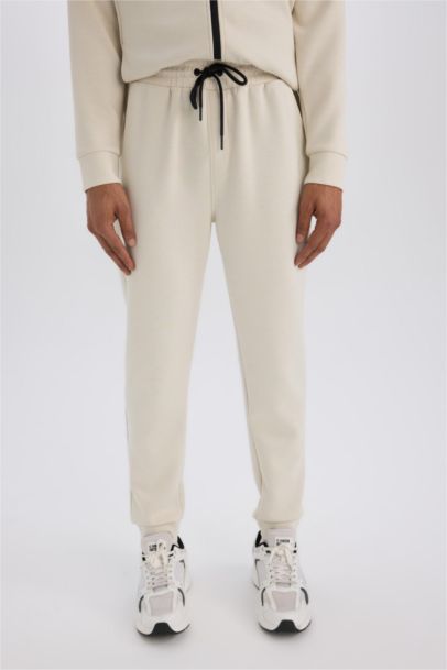 Slim Fit Dar Kesim Standart Paça Skuba Dalgıç Kumaş Jogger Eşofman Altı