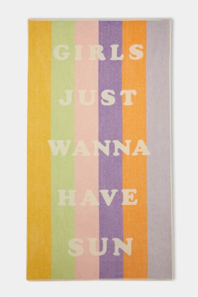 Woman Beach Towel