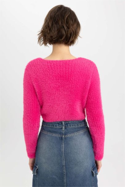 Slim Fit V-Neck Knitwear Cardigan