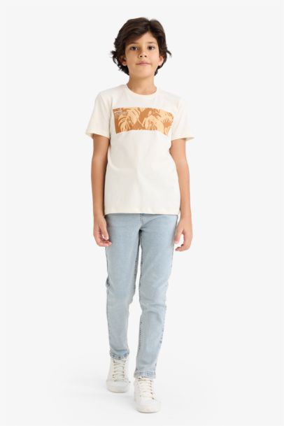 Regular Fit Floral Short Sleeve T-Shirt