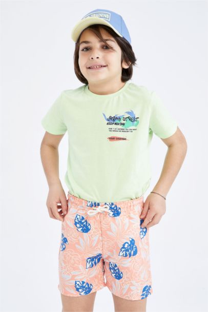 Boy Regular Fit Swim Shorts