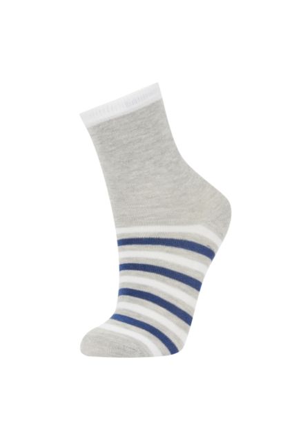 Lot de 5 paires de chaussettes longues en coton pour garçon
