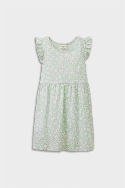 Robe à manches courtes imprimée pour bébé fille