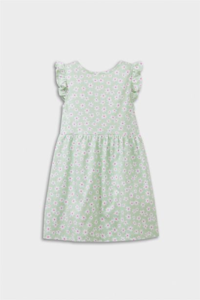 Robe à manches courtes imprimée pour bébé fille