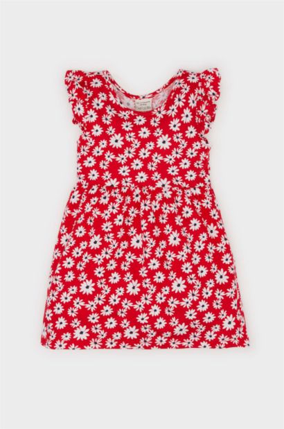 Robe imprimée à manches courtes pour bébé fille