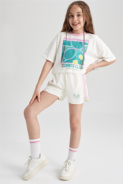 Short Coupe Décontractée Pour Fille