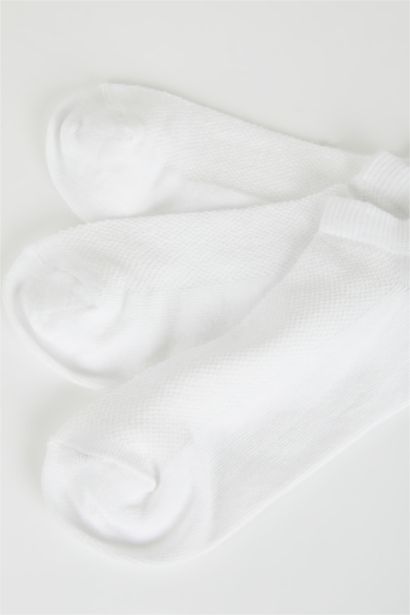 جوارب بناتي قصير قطن - 3 قطع