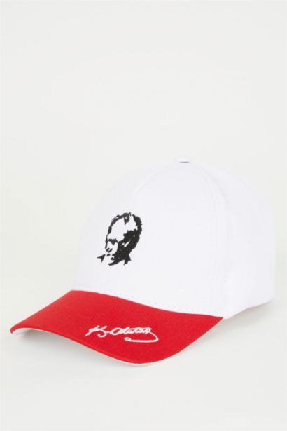 Casquette Gabardine imprimée Atatürk pour Garçon