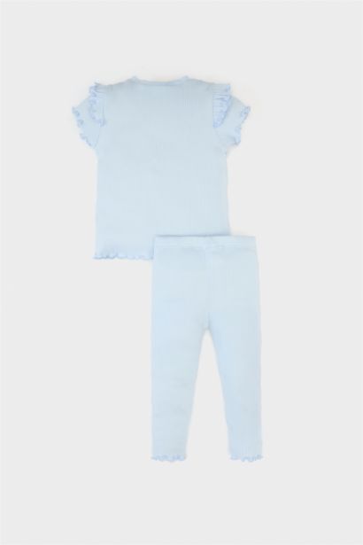 Сәби Қыз слоган 2 Трикотаж жиынтығы