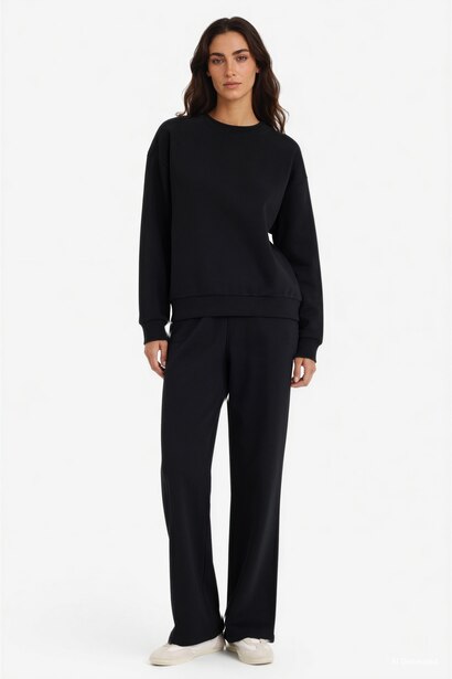 Relax Fit Thick Sweatshirt Fabric Sweatshirt