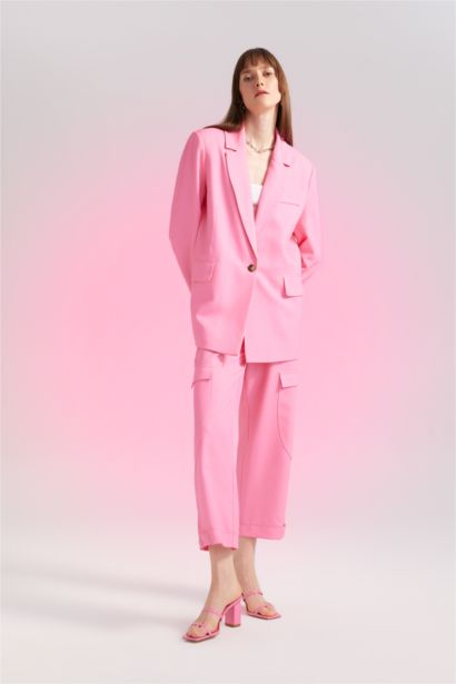 بنطلون كريب بجيب كارجو