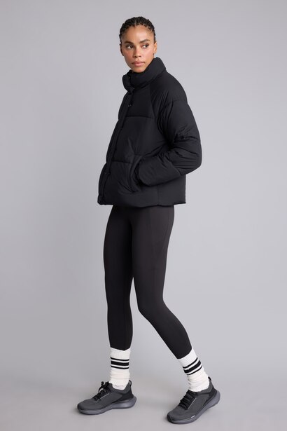 Rüzgar Geçirmez Su İtici Regular Fit Şişme Mont