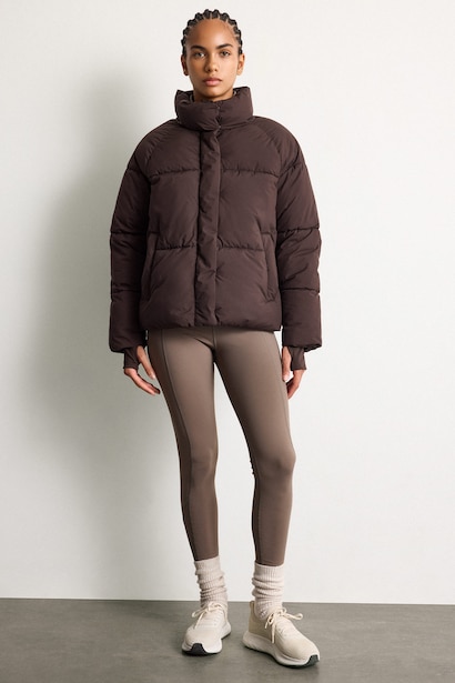 Rüzgar Geçirmez Su İtici Regular Fit Şişme Mont