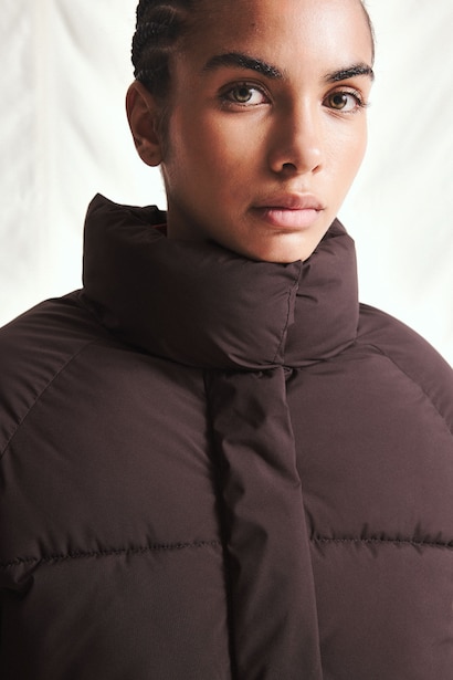 Rüzgar Geçirmez Su İtici Regular Fit Şişme Mont