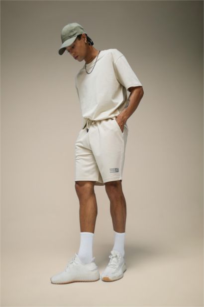 DeFactoFit Oversize Fit Crew Neck Printed T-Shirt