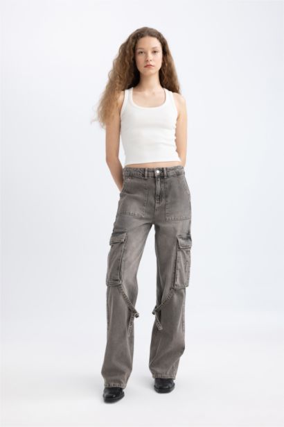 Slim Fit Camisole U Collar Tank Top