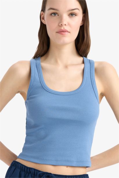 Slim Fit Camisole U Collar Tank Top