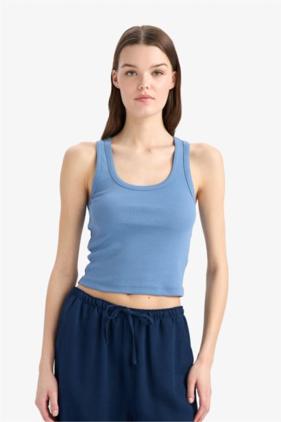Slim Fit Camisole U Collar Tank Top