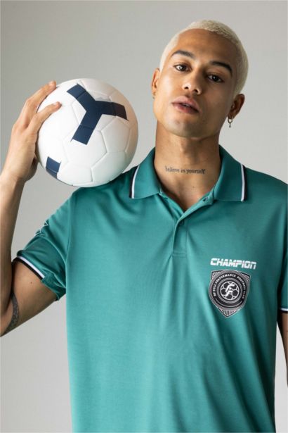 Standard Fit Sports Short Sleeve Polo T-Shirt