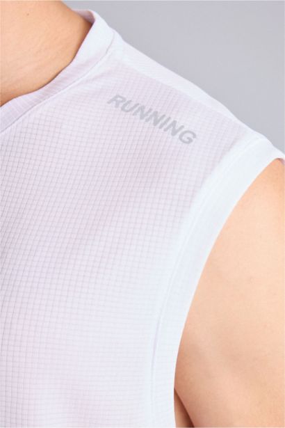 %100 Pamuk Boxy Fit Baskılı Atlet