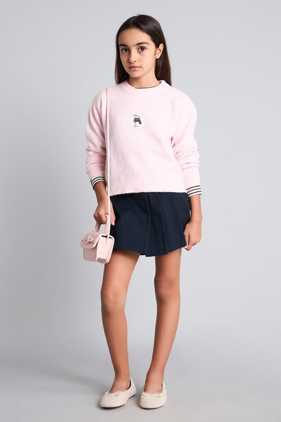 Girl Gabardine Skirt