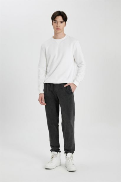 Regular Fit Fleece Pocket Sweatpants