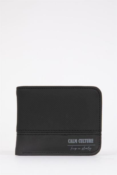 Men Faux Leather Wallet