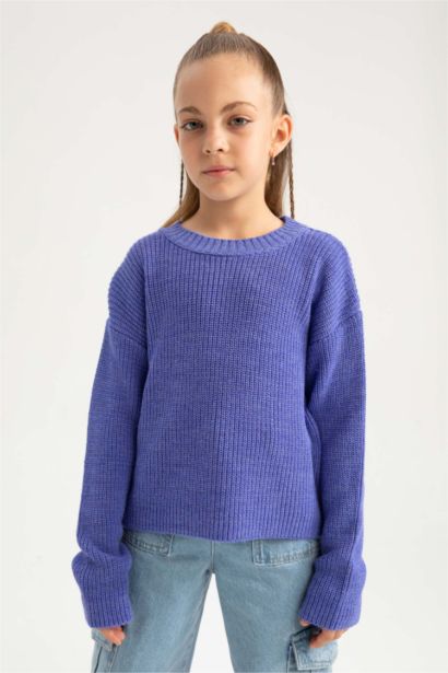 Қыздарға қалыпты пішім Пулловер