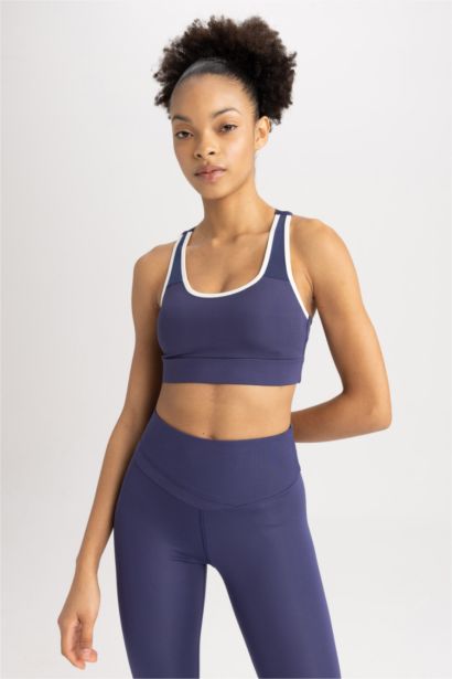 Defacto Fit Crew Neck Sports Bra