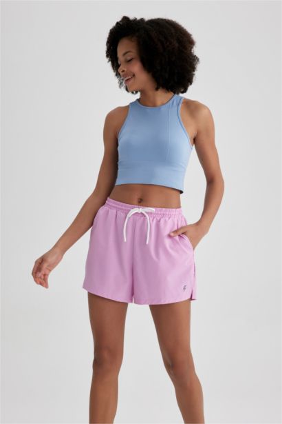 شورت رياضي قصة عادية بجيب بسوسته