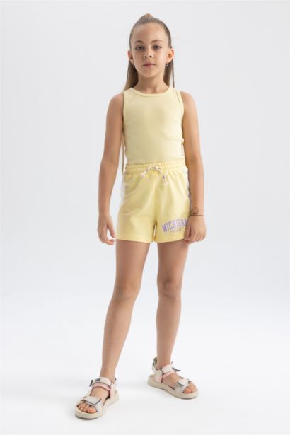 شورت بناتي قماش رقيق